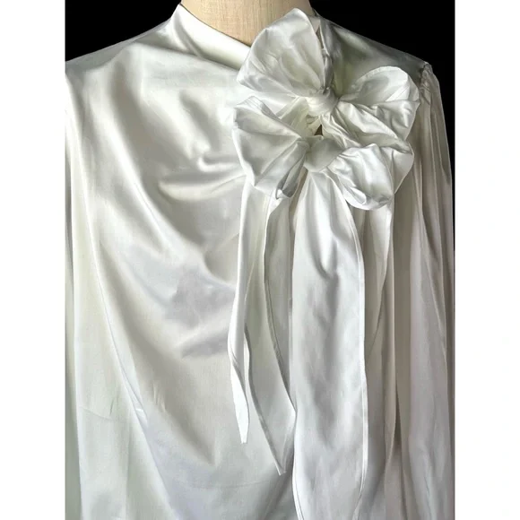 Anthropologie Maeve Poplin White Blouse M - Picture 5 of 14